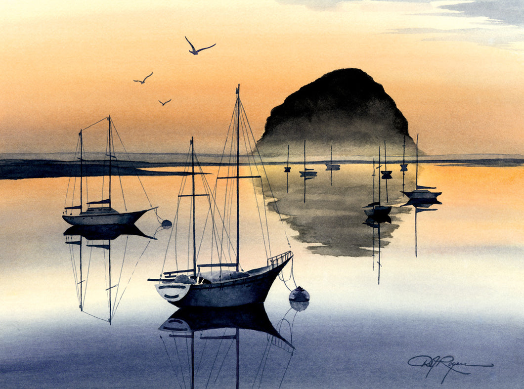 Evening at Morro Bay