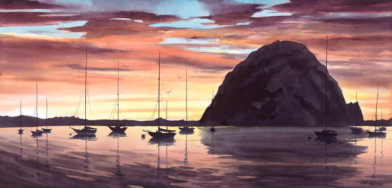 Morro Bay Sunset – djrogersart.com
